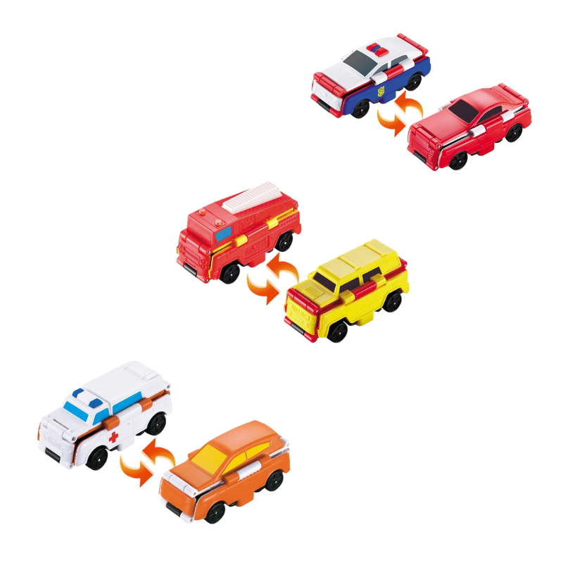 Fun Reversible Toy Cars for Kids - Halri