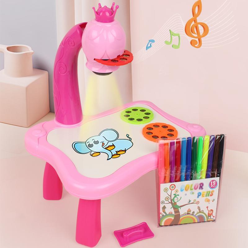 Fun Kids LED Art Projector with Music - Halri