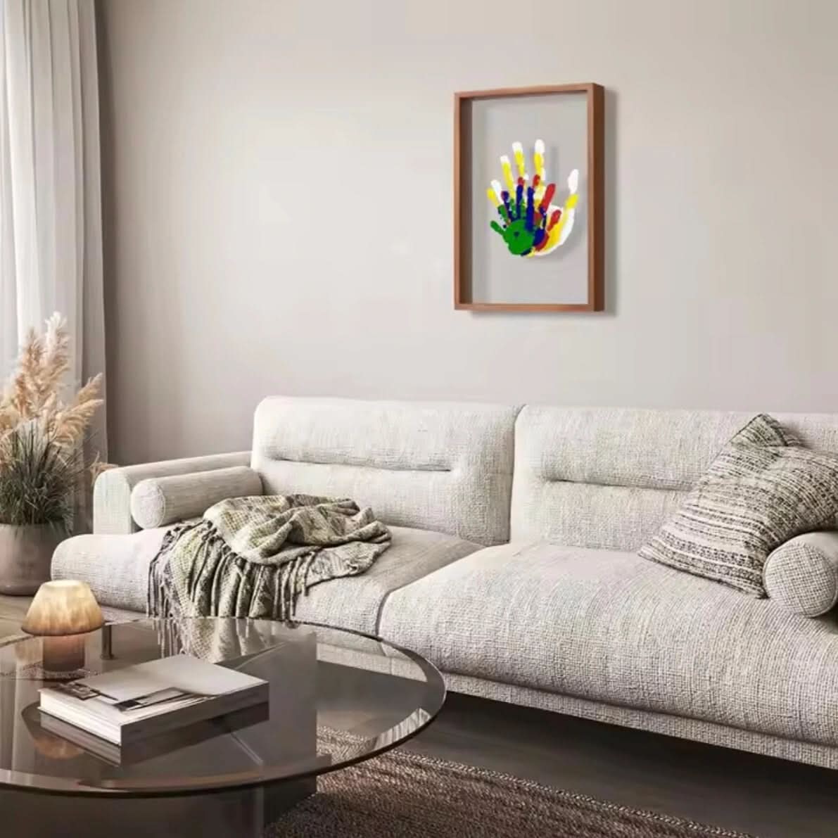 Personalized Baby Wooden Handprint Frame - Halri