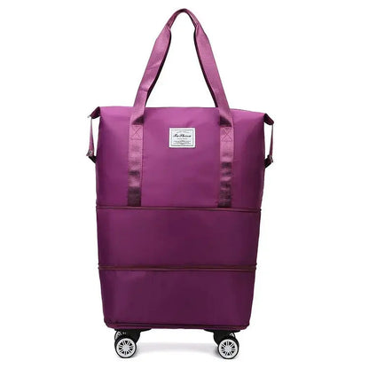Large Wheeled Rolling Luggage Bag