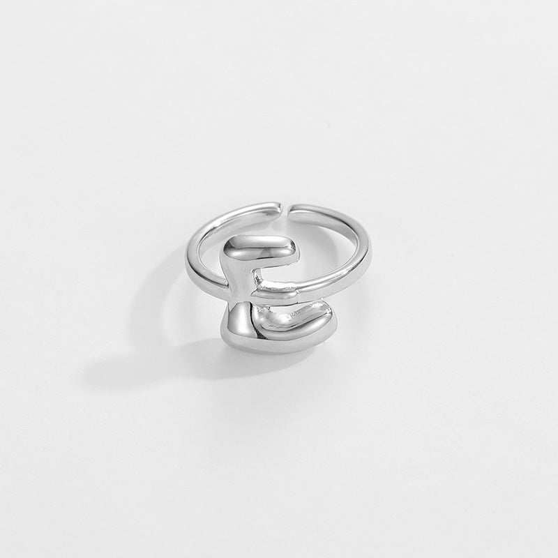 Personalized Fun Alphabet Initial Ring