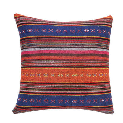 Colorful Global Pattern Throw Pillow Cover - Halri
