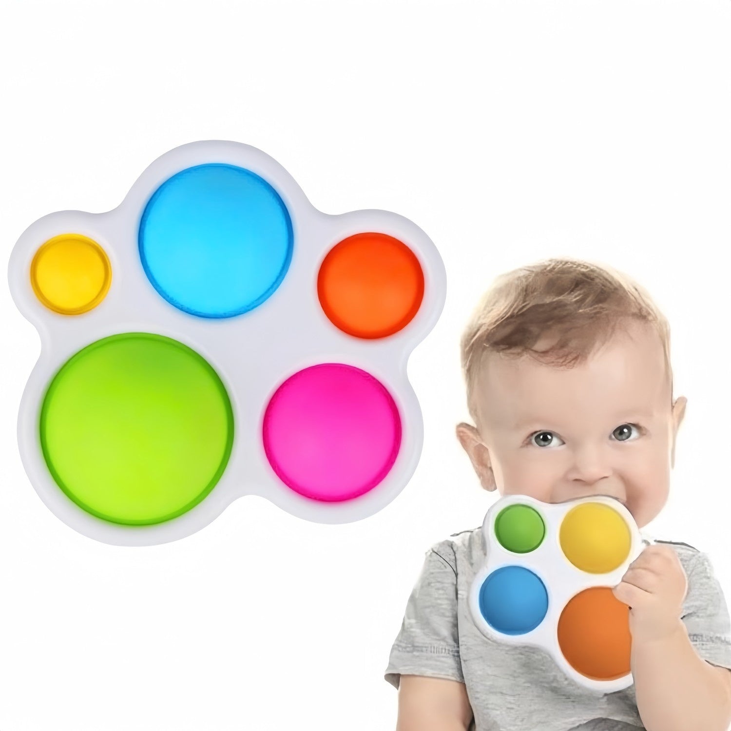 Fun Baby Playmat with Sensory Bubbles for Kids - Halri