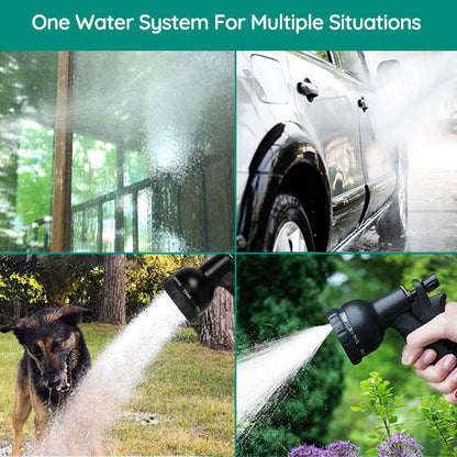 Long Flexible 100FT Watering Hose with Spray Nozzle