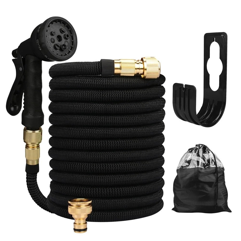 Heavy Duty Flexible Water Hose with Brass Fittings - Halri