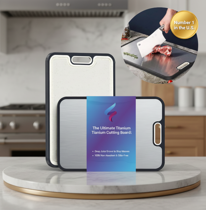 Durable Kitchen Cutting Board with Juice Tray - Halri