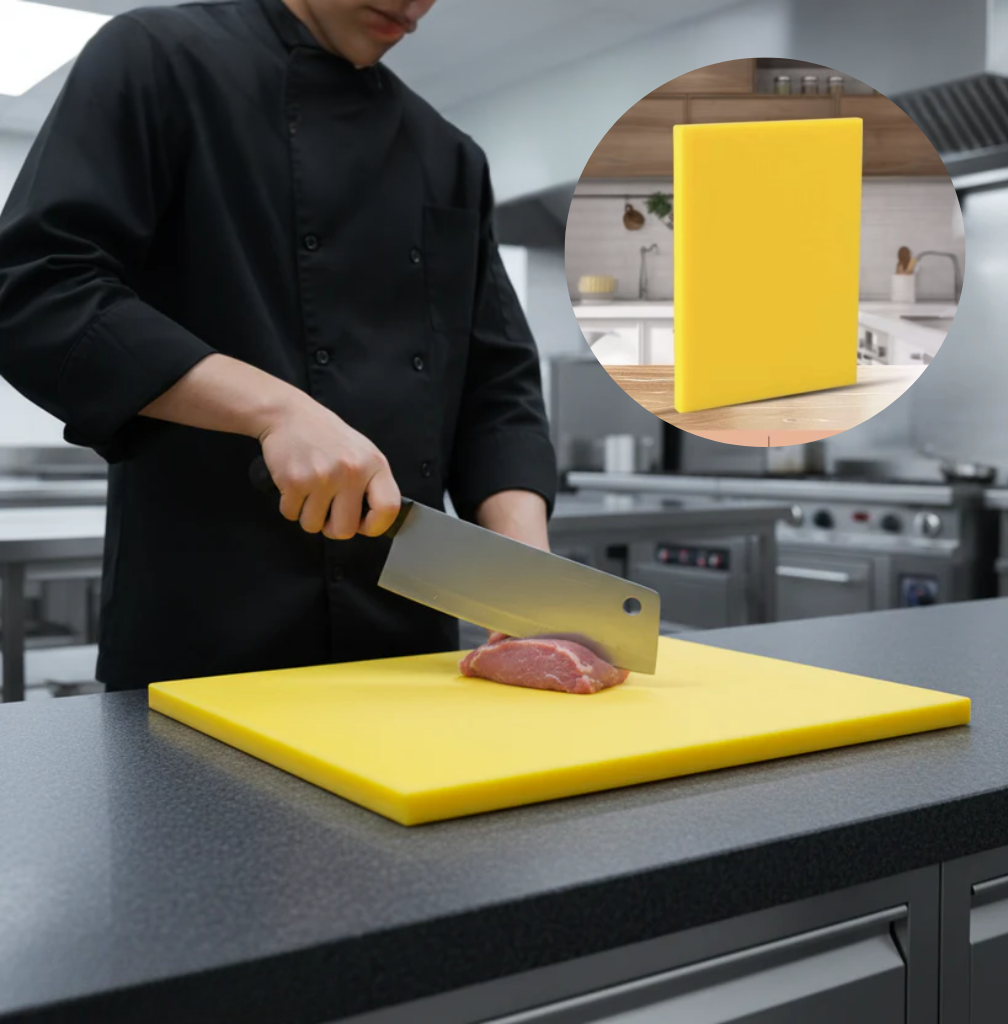 Durable Heavy Duty Plastic Cutting Board