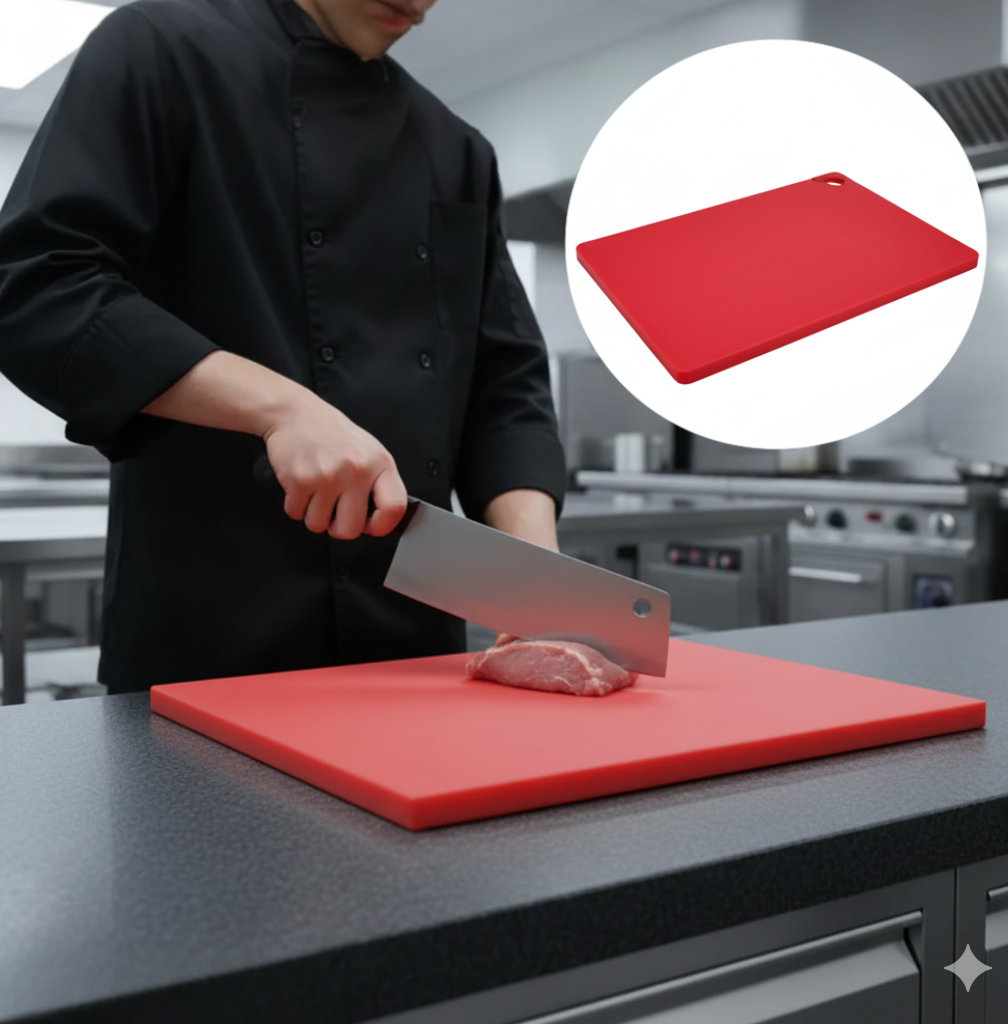Durable Heavy Duty Plastic Cutting Board