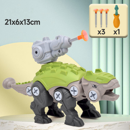 Fun Dino Toy with Suction Cup Launcher