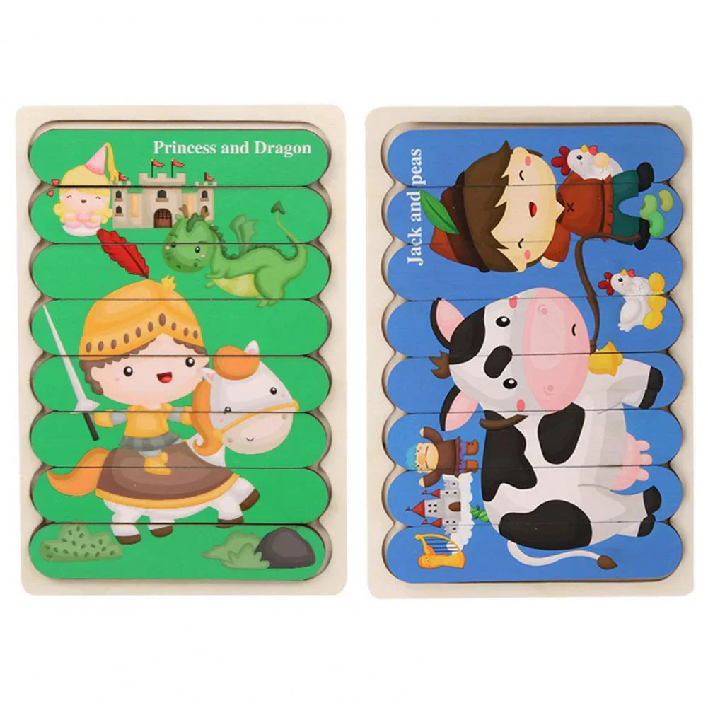 Classic Wooden Brain Teaser Puzzle for Children