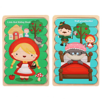 Classic Wooden Brain Teaser Puzzle for Children