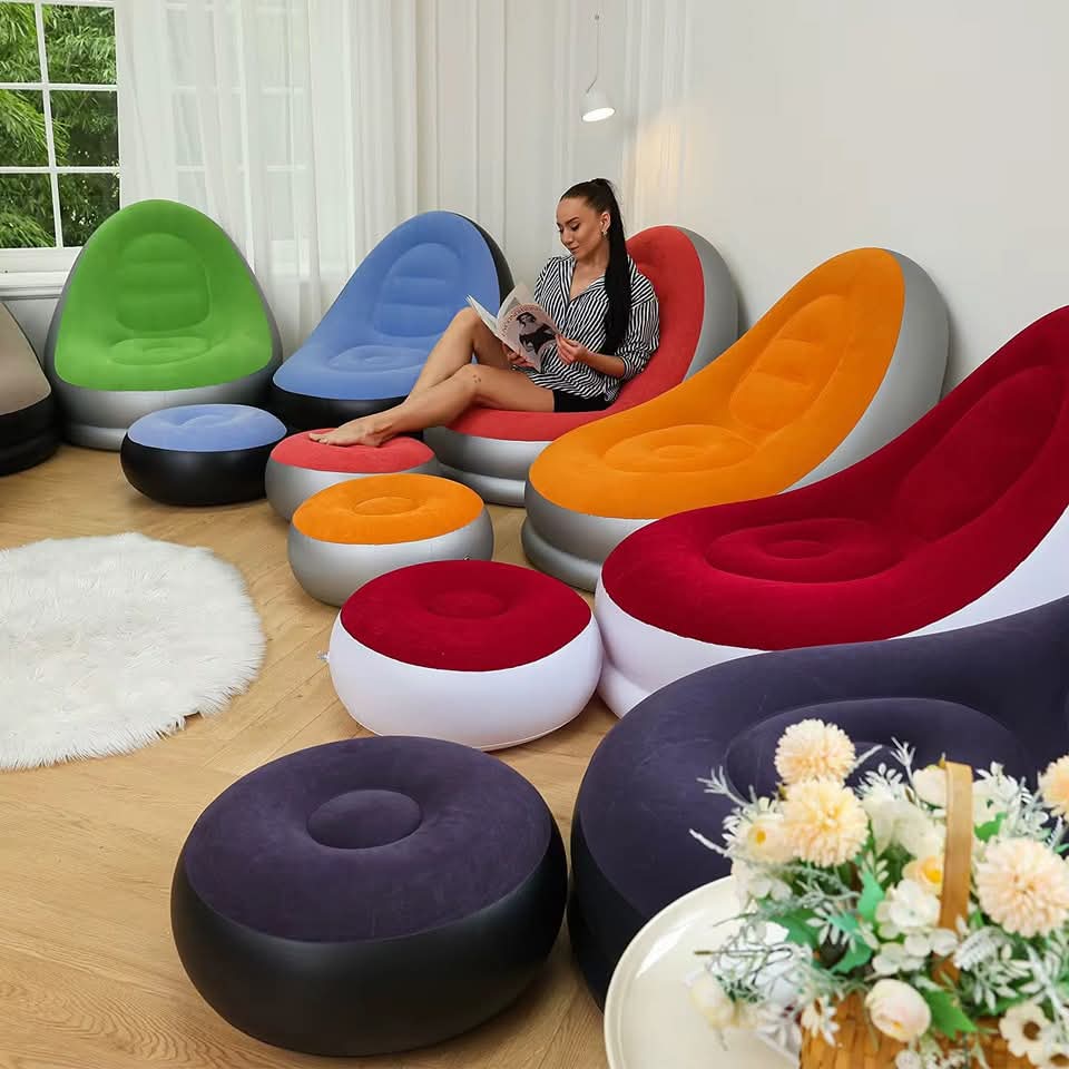 Comfortable Fauler Sofa with Ottoman - Halri