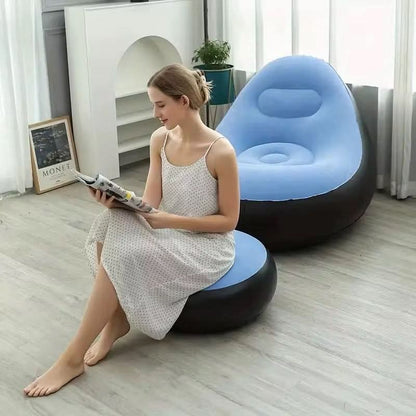 Comfortable Fauler Sofa with Ottoman