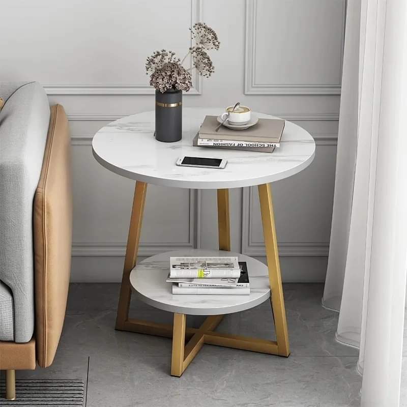 Small Marble Effect Coffee Table - Halri