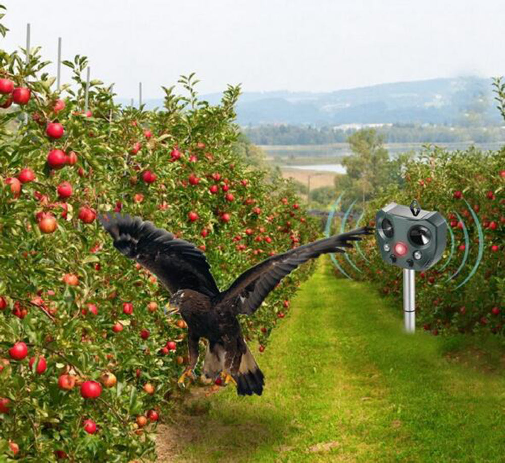 Outdoor Solar Bird Repellent Device - Extended Range