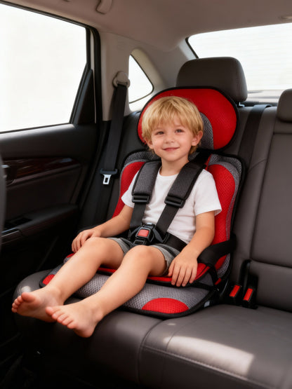 Lightweight Kids Car Booster Seat with 5 Point Harness