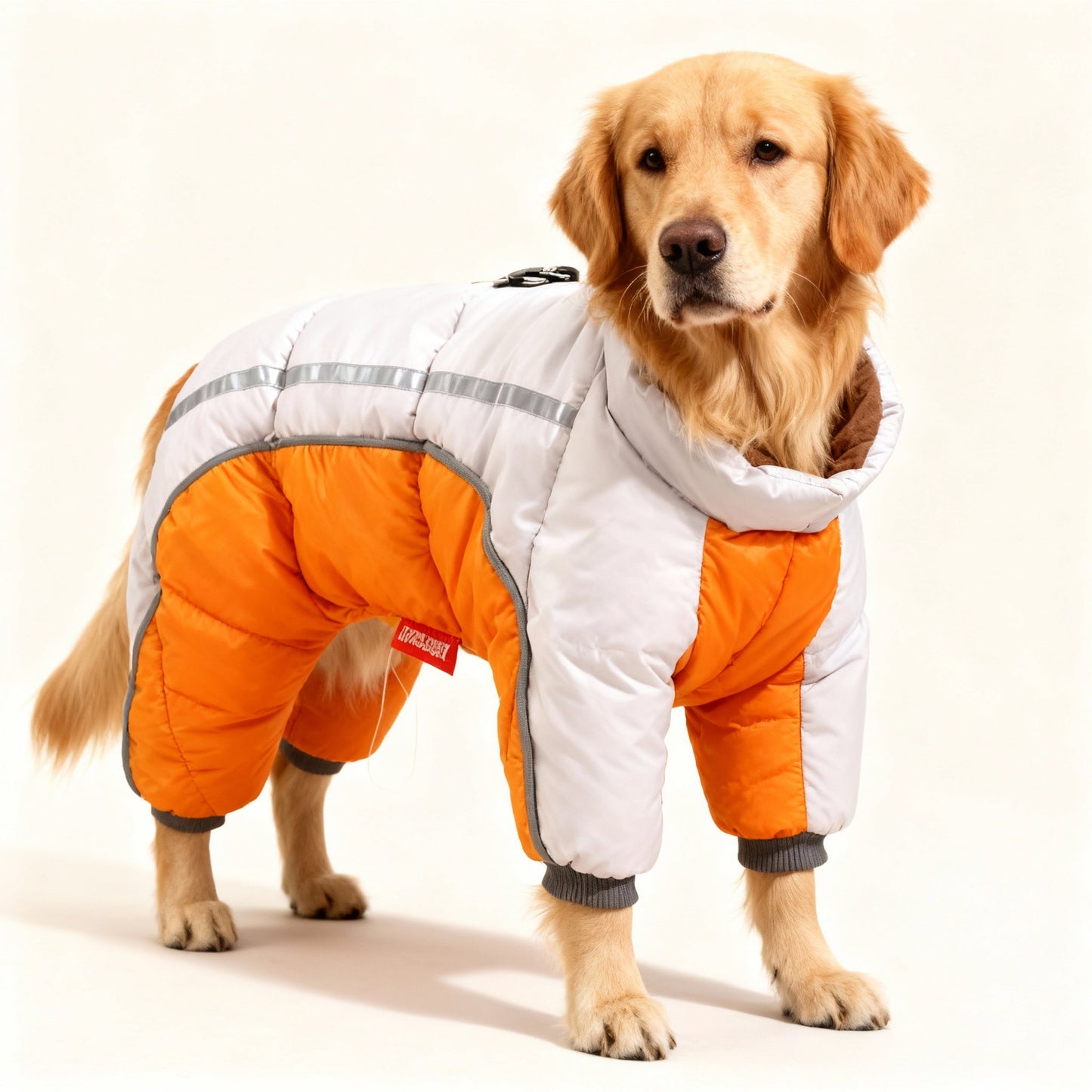 Cozy Waterproof Dog Winter Coat with Reflective Strips - Halri