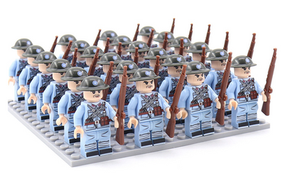 Historic WWII Building Block Set