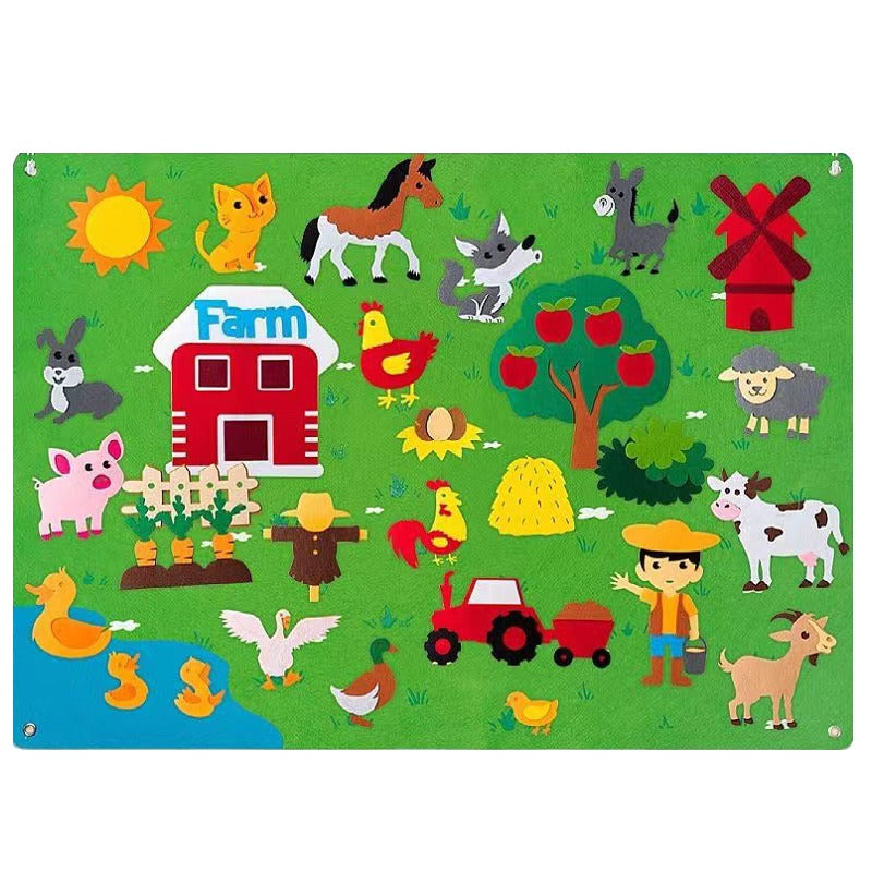 Colorful Felt Art Decoration