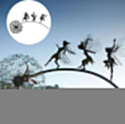 Delicate Metal Fairy Garden Statue