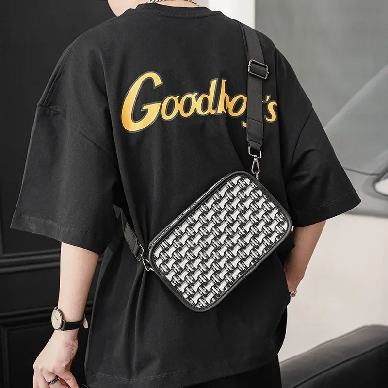 Stylish Men's Canvas Sling Bag - Halri