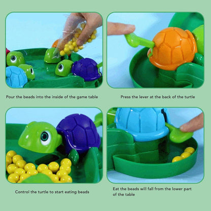 Fast & Exciting Board Game with Interactive Turtle Eating, Hand-Eye Coordination Training and Color Recognition, Safe for Ages 3+