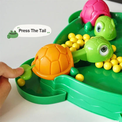 Fast & Exciting Board Game with Interactive Turtle Eating, Hand-Eye Coordination Training and Color Recognition, Safe for Ages 3+
