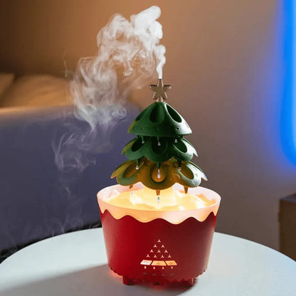 Holiday Aroma Essential Oil Diffuser with Colorful Light - Halri