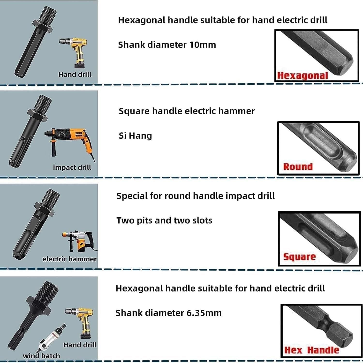Firewood Splitter Drill Bits - Heavy Duty Firewood Drill for Splitting Wood Logs Easily