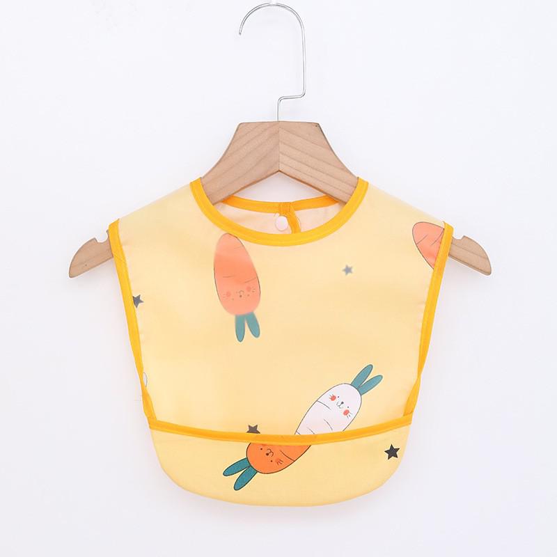 Cute Baby Bib Apron with Handy Pockets