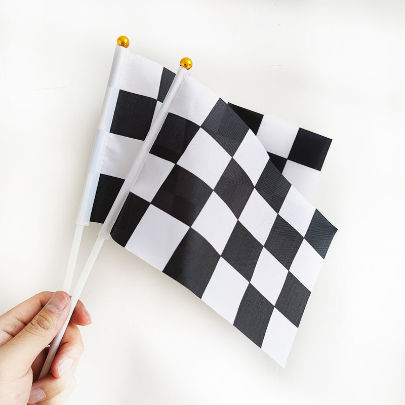 Small Racing Flag and Cone Track Set