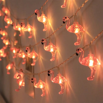 Colorful Outdoor String Lights with 80 LEDs - Warm White and RGB - Halri
