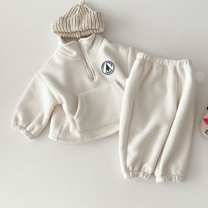 Soft Baby Fleece Hoodie Set