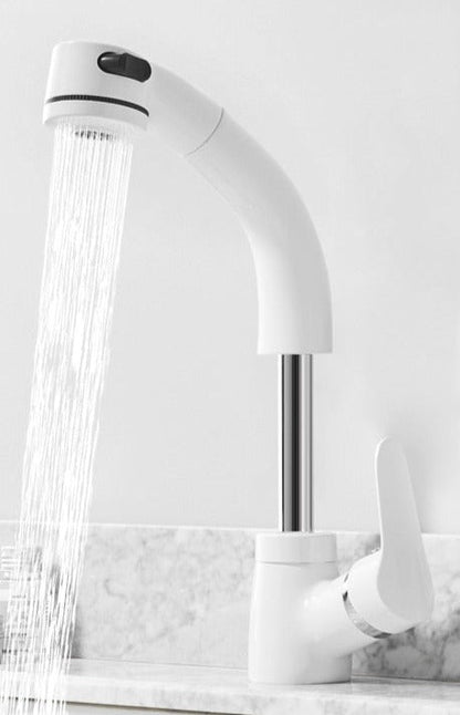 FlexiStream Adjustable Bathroom Faucet Pull-Out Chrome Finish