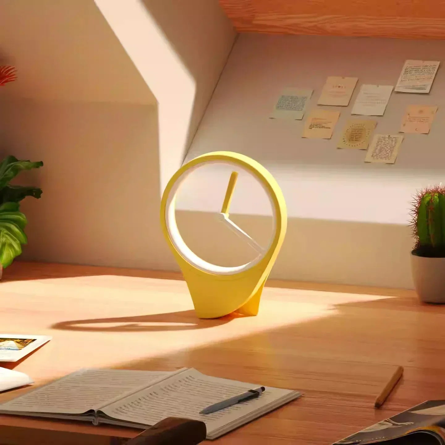 Stylish LED Wall Clock with USB Charging - Halri
