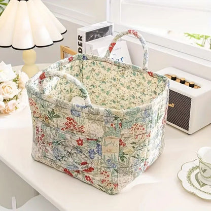 Pretty Fabric Storage Basket for Home Decor