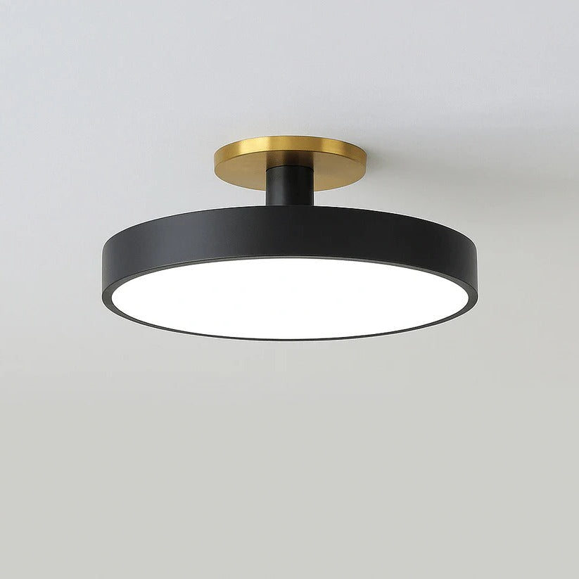 Round LED Ceiling Light - Soft White Modern Fixture - Halri