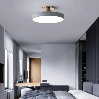 Flush Mount LED Ceiling Light Fixture – Warm White Circular Design for Elegant Illumination in Any Room 6
