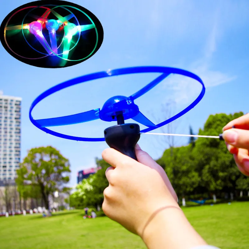 Fun LED Light Up Disc Thrower for Kids - Halri