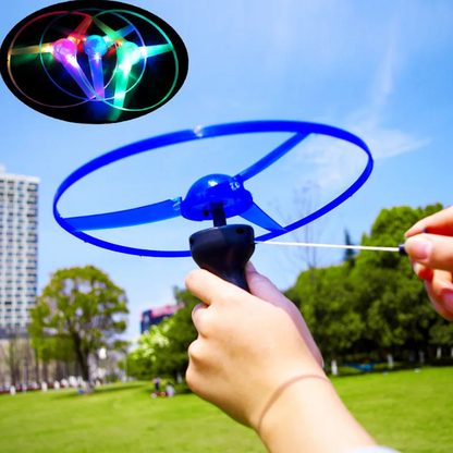Fun LED Light Up Disc Thrower for Kids - Halri