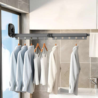 Foldable Aluminum Tumble Dryer with Suction Cup Attachment – Space-Saving and Durable 4