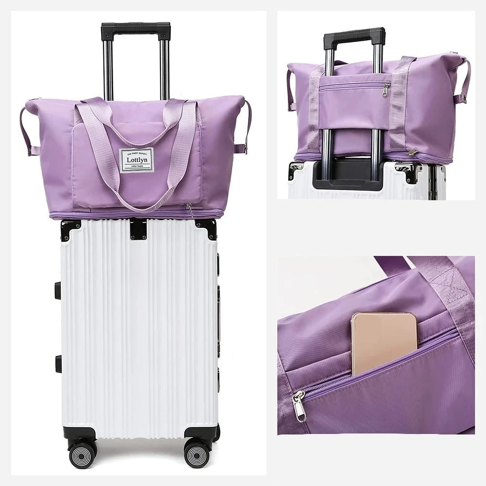 Compact Travel Duffel – Lightweight Luggage with Multiple Pockets