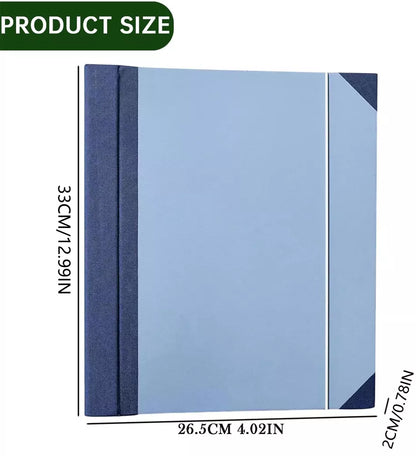 Practical File Folder Binder with Expandable Storage Pockets