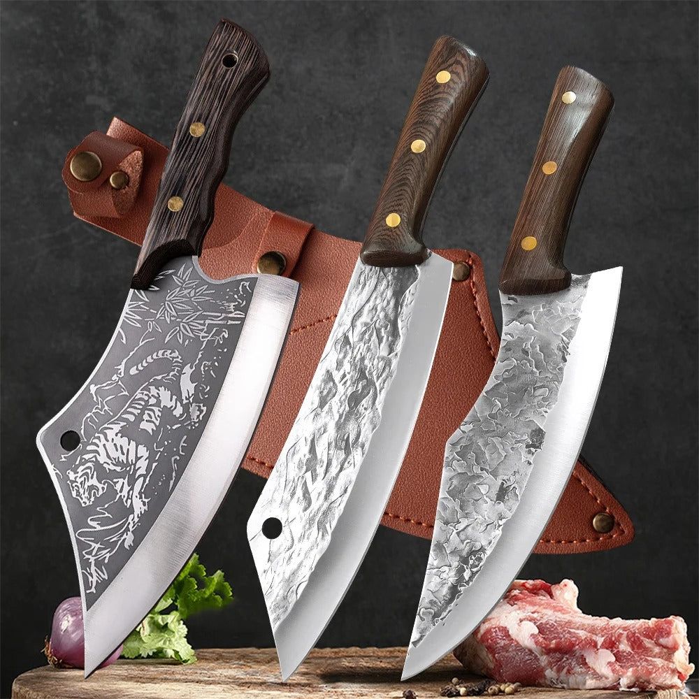 Sharp Heavy Duty Cleaver Knife for Meat and Veg - Halri