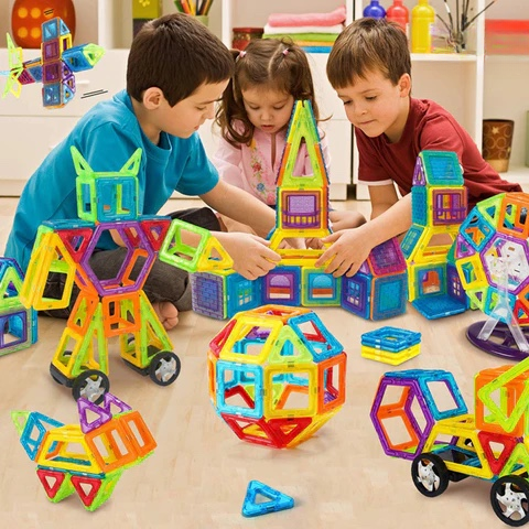 Fun Magnetic Blocks Building Kit - Halri