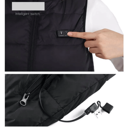 Warm Rechargeable Heating Vest for Men and Women