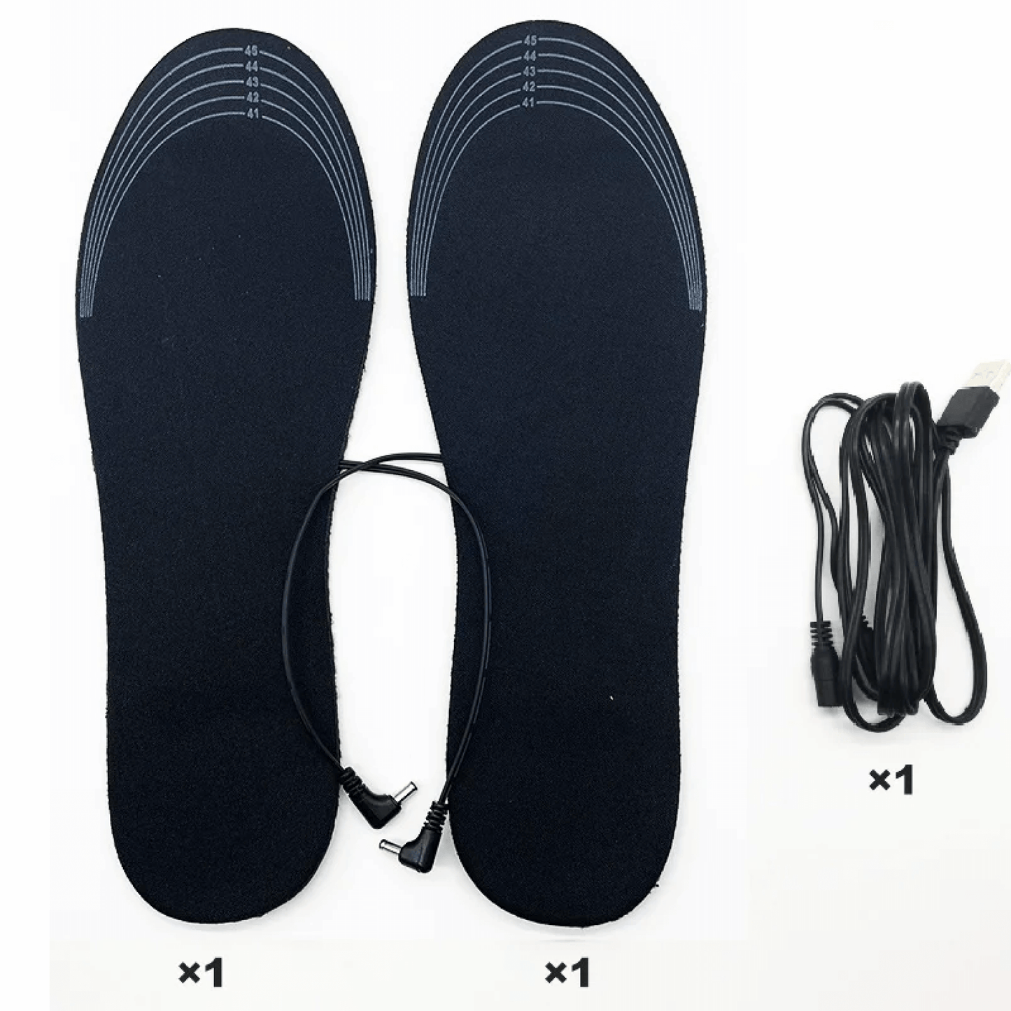 Warm Rechargeable Insoles with USB and Ventilated Style