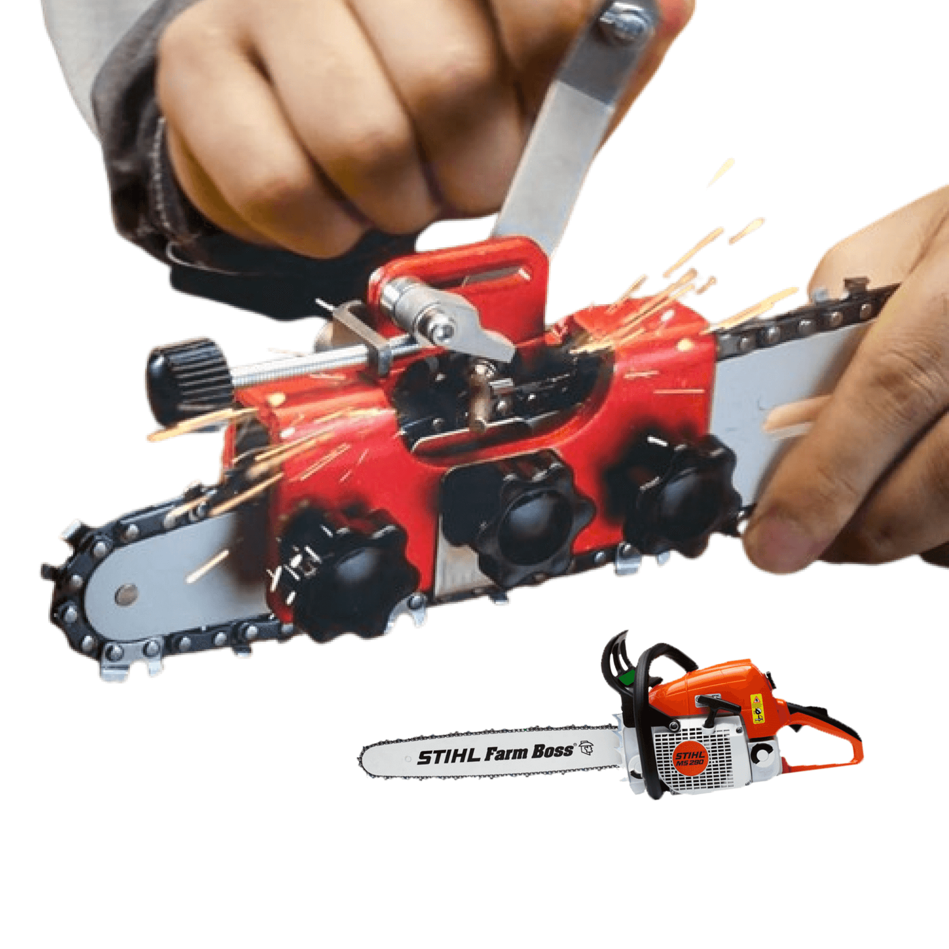 Fast Chainsaw Sharpener Kit Tool - Halri