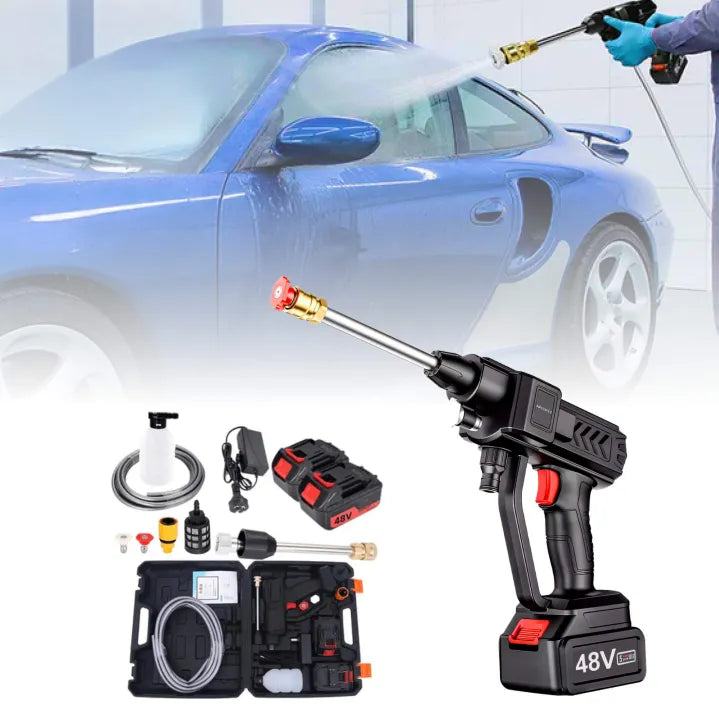 Portable Power Washer with Rechargeable Batteries for Outdoor Use - Halri
