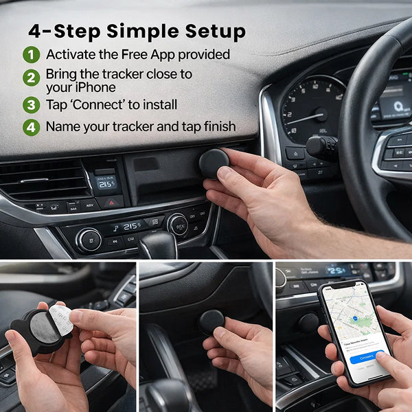 Small GPS Car Locator with Real Time Tracking